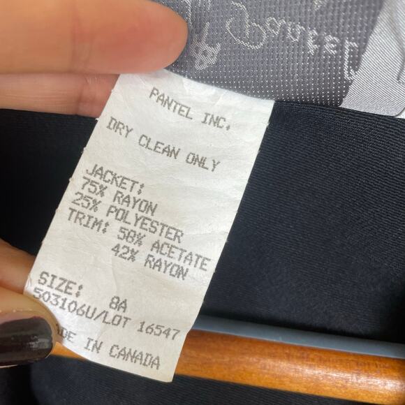 Vintage Randy Pantel Womens Jacket Sz 8 Rare Unique Artsy Boho Beaded Western - Picture 4 of 10